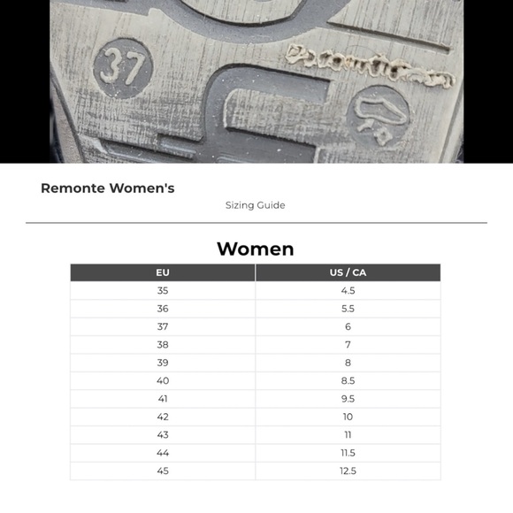 Remonte Servia Script Print Ankle Boots Gray Steampunk Womens Size 6 - Picture 16 of 17